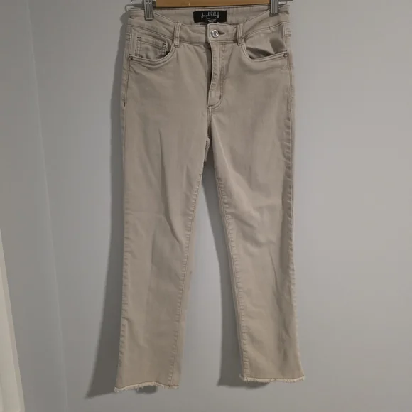 Joseph Ribkoff Taupe Straight Leg Jeans - Picture 2 of 12